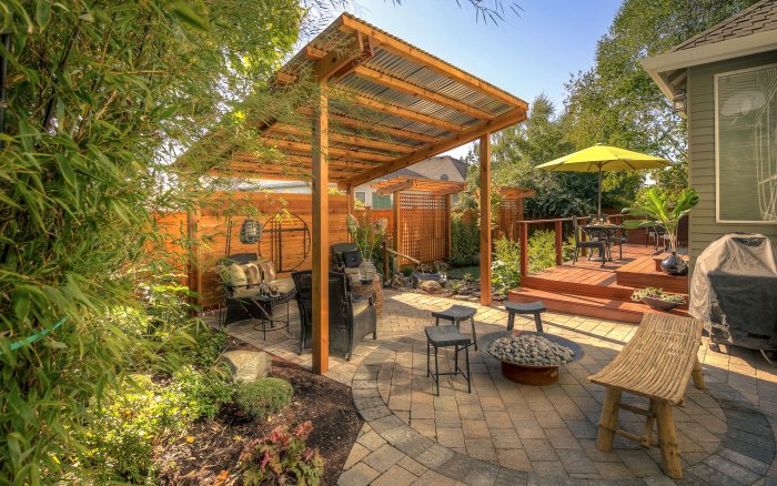 Навес для зоны отдыха