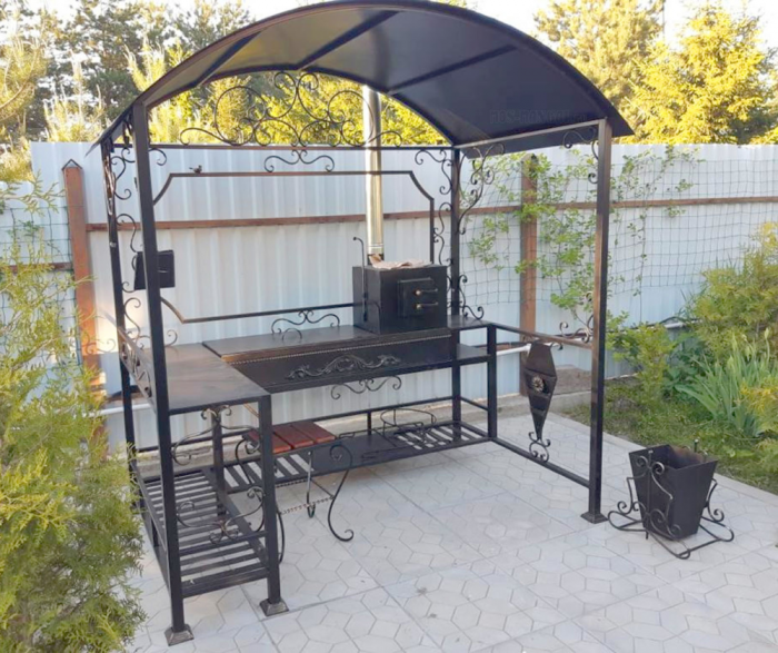 Мангал Медея 200х125х220