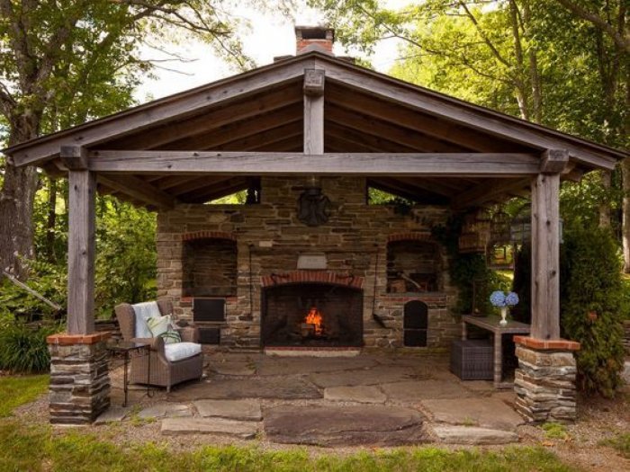 Беседки патио барбекю