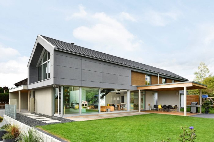 Современный частный дом