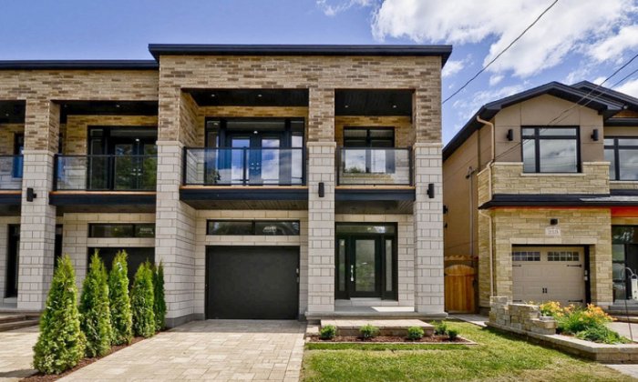 Травертин таунхаус