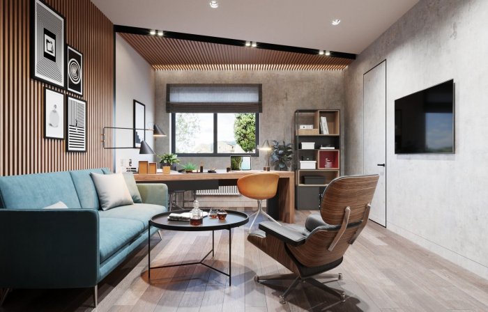 Интерьер таунхауса 100 кв.м