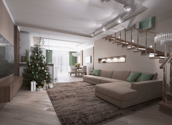 Интерьер таунхауса в современном стиле