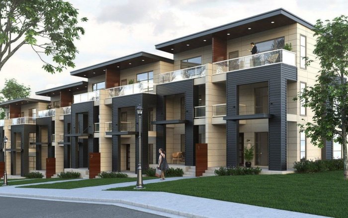 Таунхаус в стиле Модерн