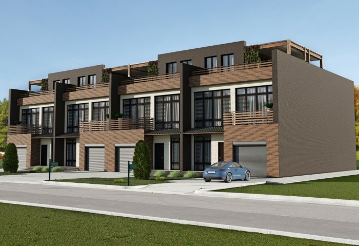 Лос Анджелес малоэтажная застройка