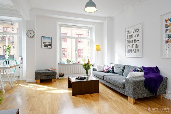 Скандинавский интерьер квартиры