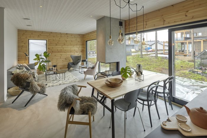 Финский дом интерьер