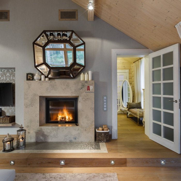 Финский интерьер в загородном доме