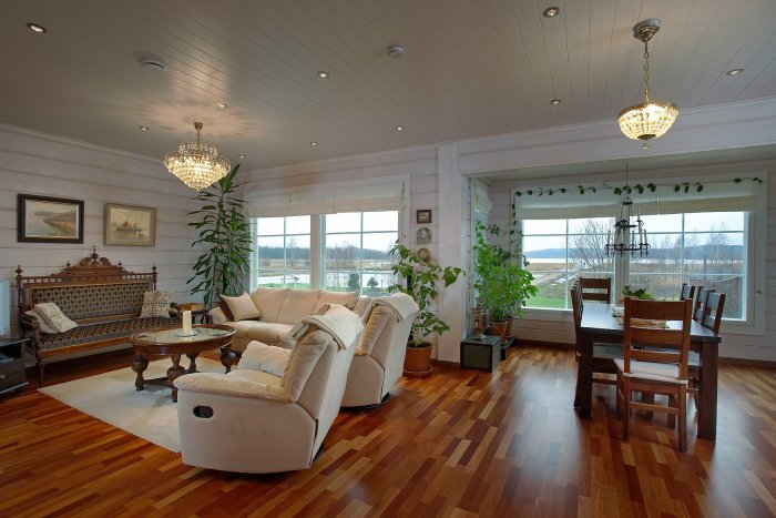 Интерьер дома в финском стиле