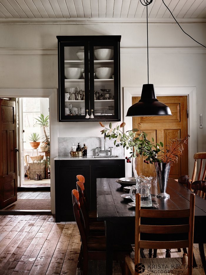 Финский деревенский дом интерьер