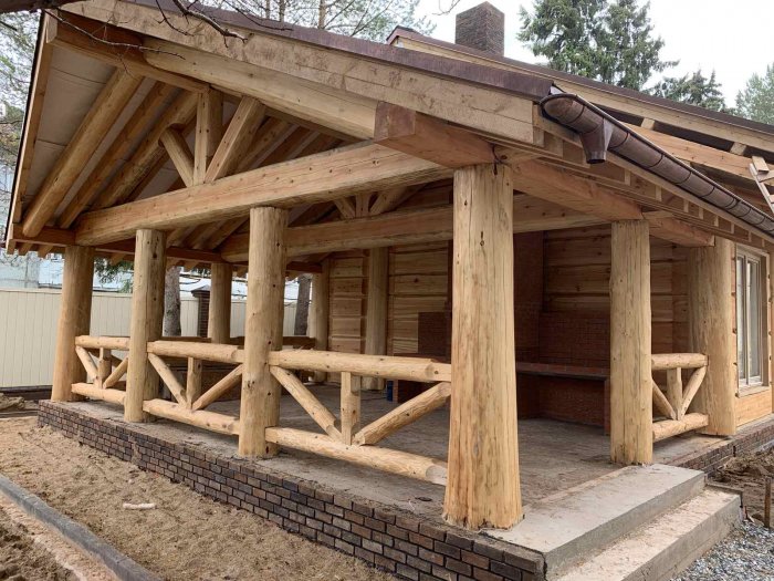 Веранда пост энд Бим