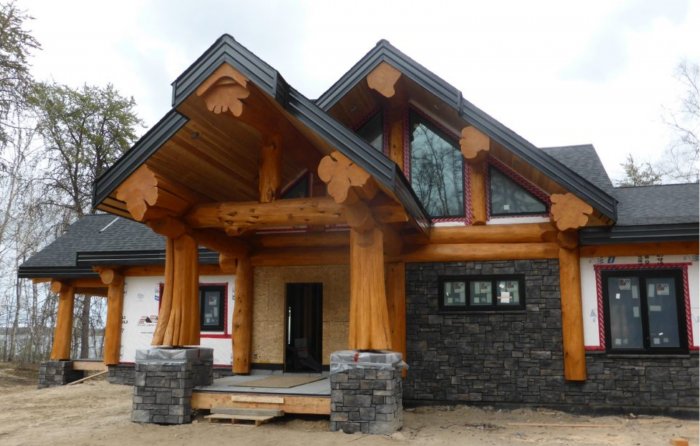 Баня сруб Post and Beam