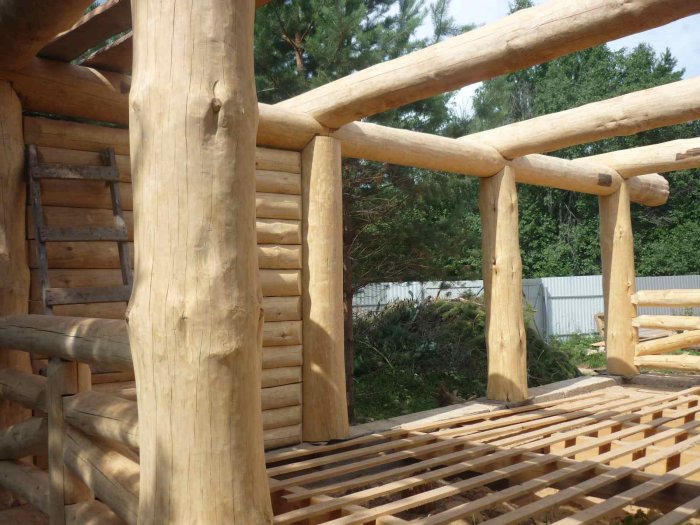 Беседка пост энд Бим