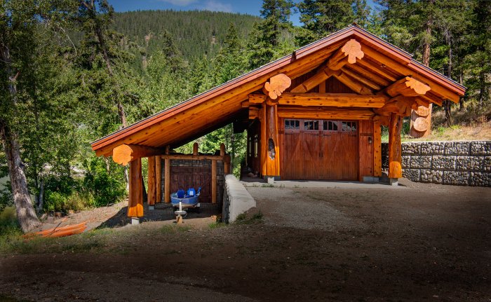 Навес Post and Beam