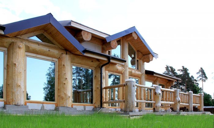 Пост энд Бим с канадской рубкой