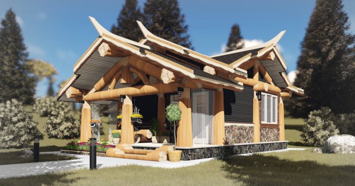 Post and Beam проекты бань