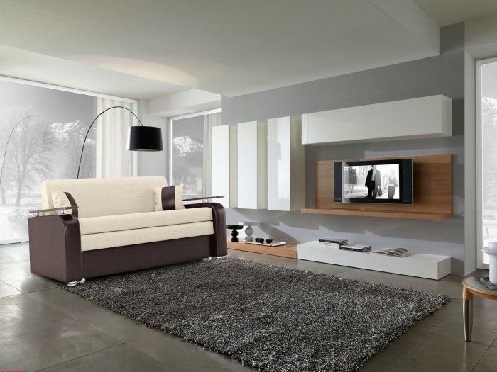 Гостиная в стиле Хай тек