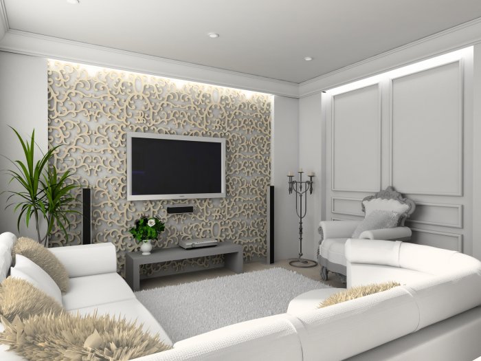 Декор зала в квартире