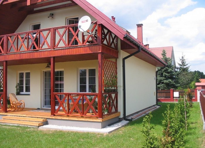 Веранда с балконом к дому