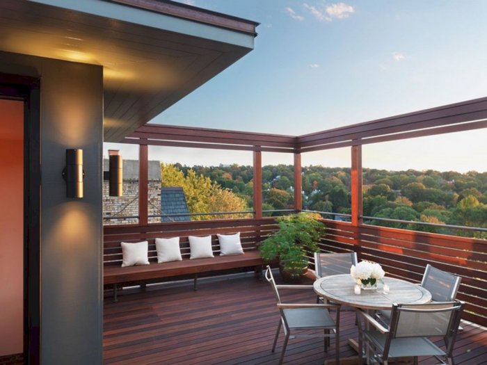 Веранда в современном стиле