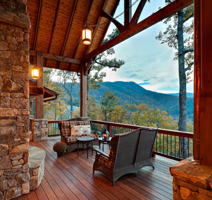 Красивые деревянные веранды