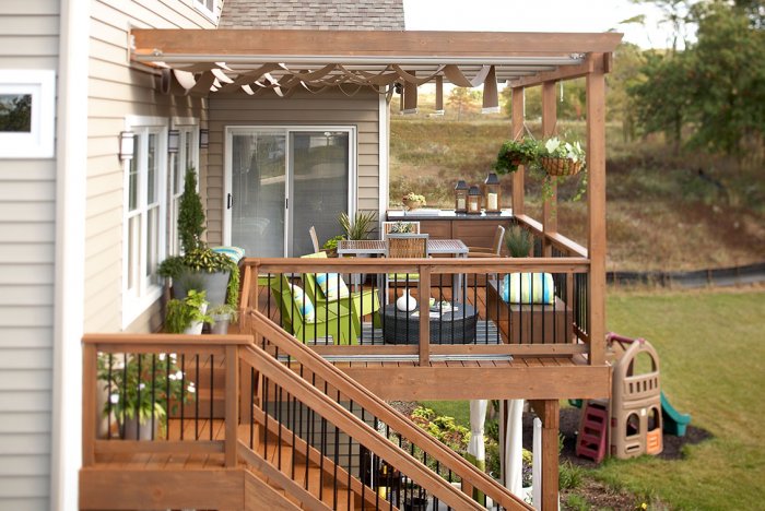 Тьерасса на втором этаже