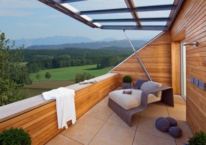 Терраса на втором этаже