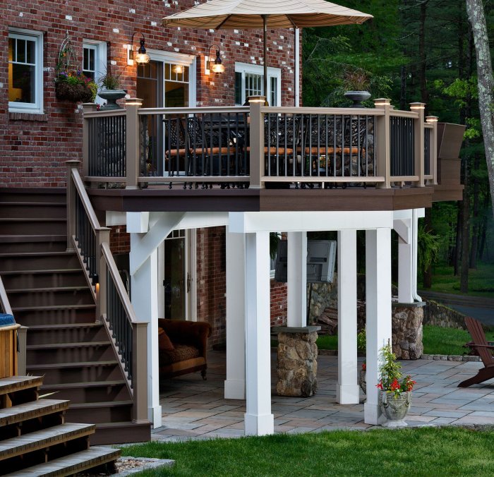 Многоуровневая веранда