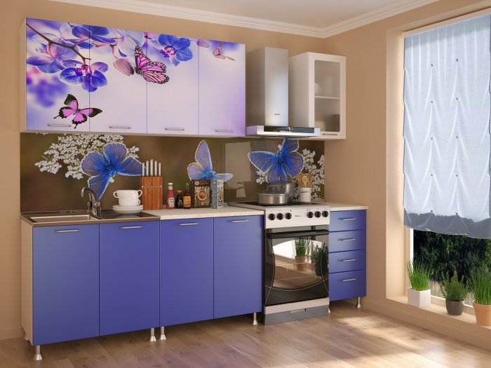Кухонный гарнитур Орхидея БТС