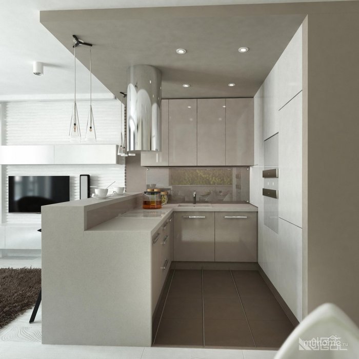 Современная планировка кухни