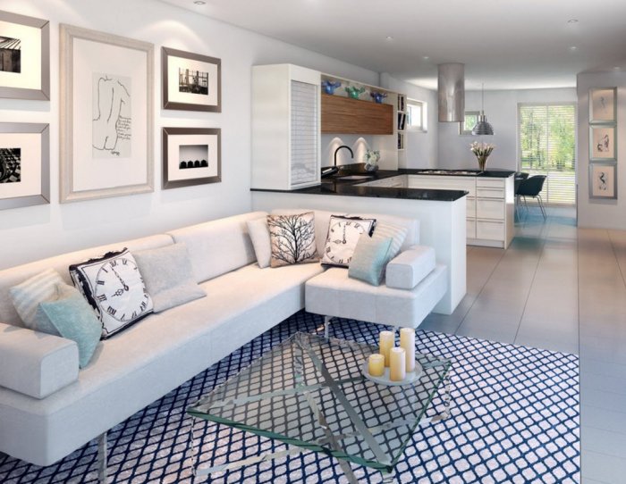 Кухня- гостиннаябуквой г