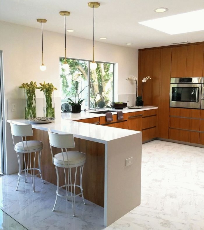 Современная планировка кухни