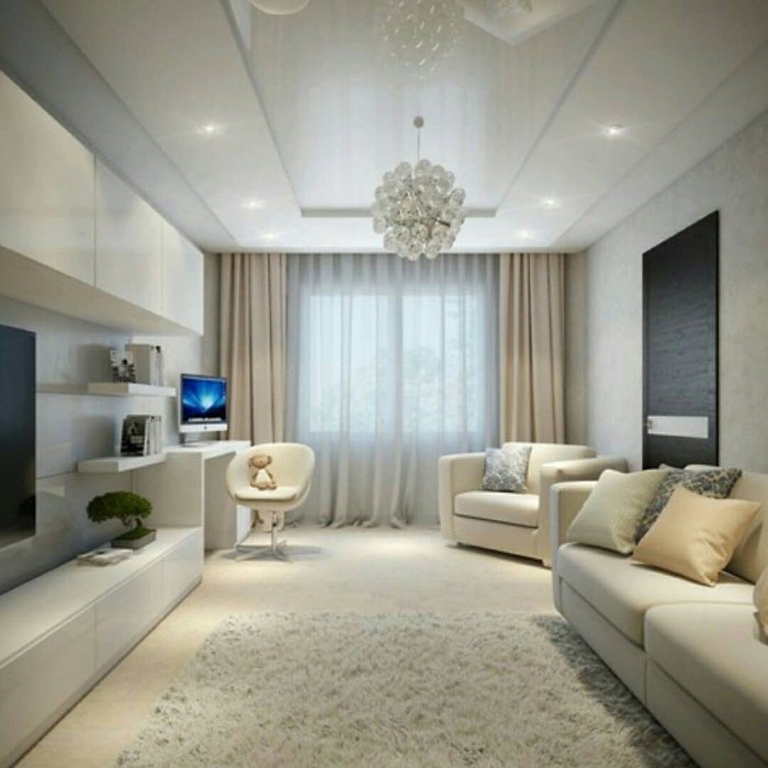 Гостиаяв светлых тонах