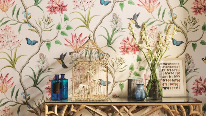 Растительный орнамент в интерьере