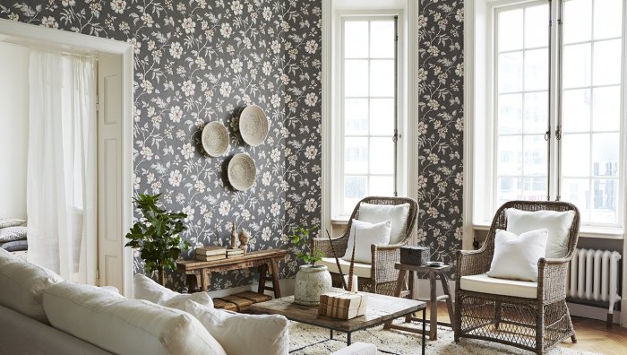Гостиная обои Швеция Borastapeter