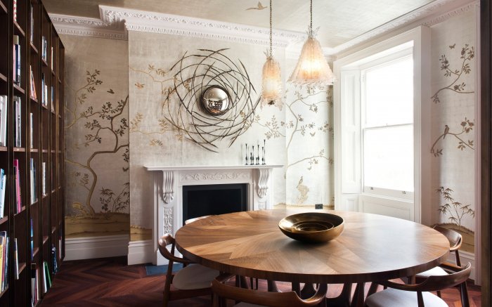 Обои в стиле Шинуазри в интерьере