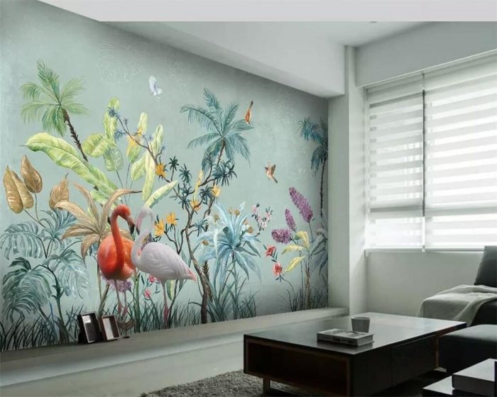 Роспись стен в интерьере