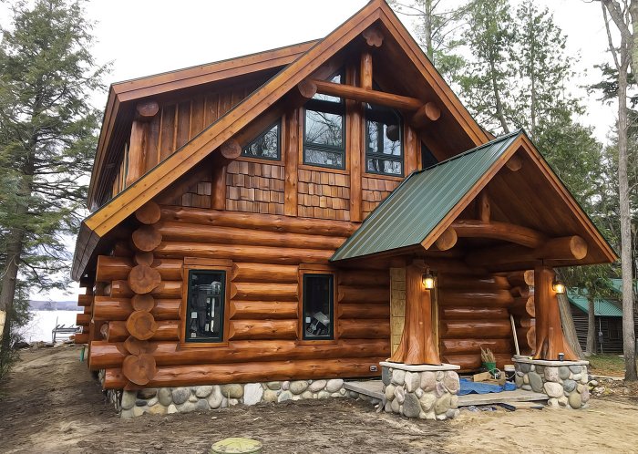 Срубы домов