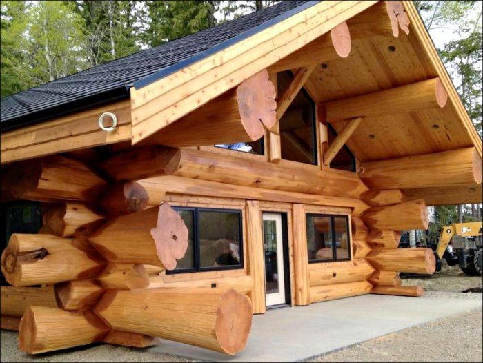 Post and Beam канадская рубка