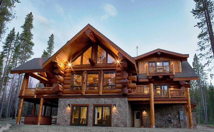 Дом из бревна