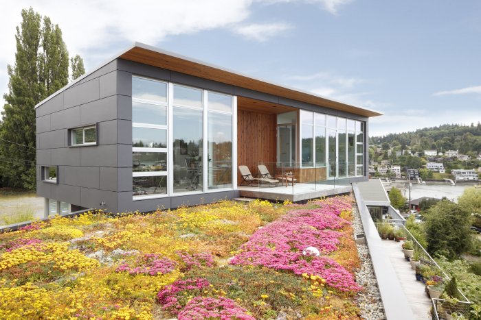 Дома со стеклянными фасадами