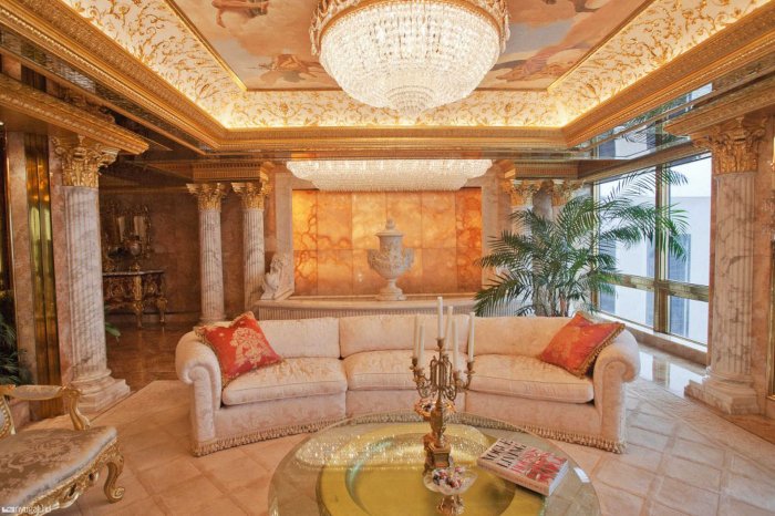 Дональд Трамп дом интерьер