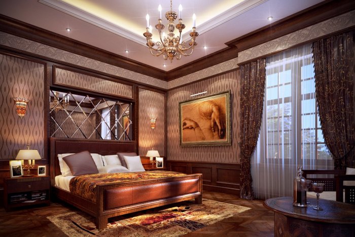 Спальня в космическом стиле