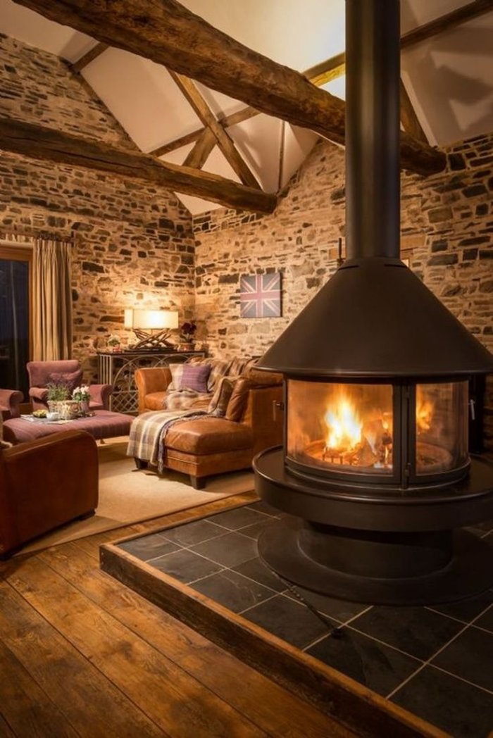 Красивые камины в интерьере