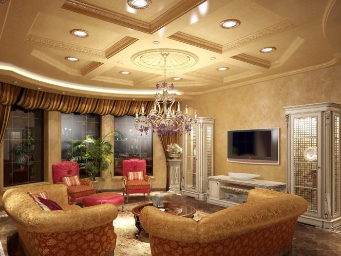 Роскошные потолки в го