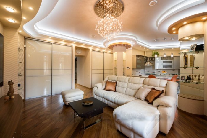 Потолок в интерьере