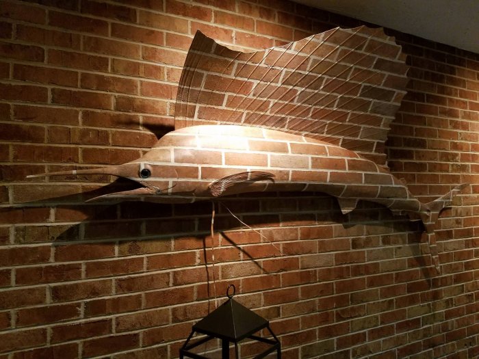 Подсветка декоративного кирпича