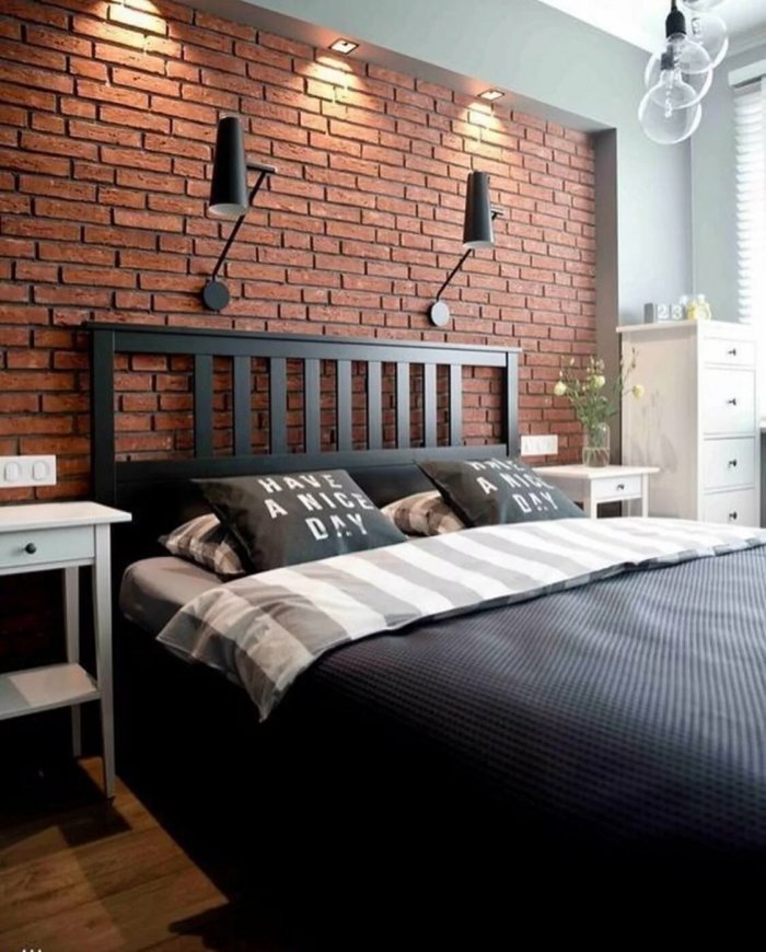 Спальня лофт 2020