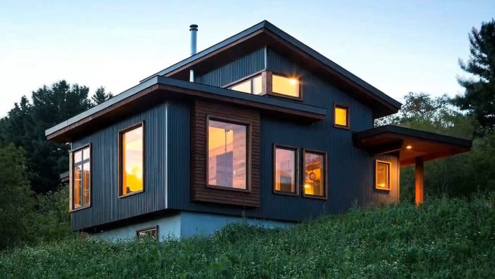 Современный деревенский дом