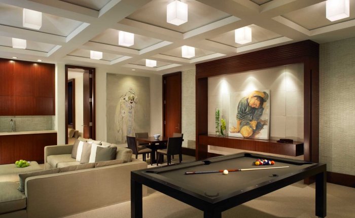 Бильярдная в стиле Модерн